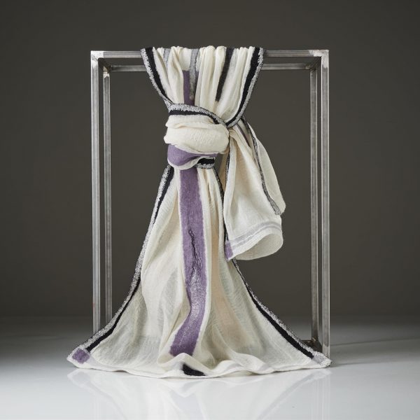"VINTAGE" Light Organic Cotton Gauze Shawl No 9