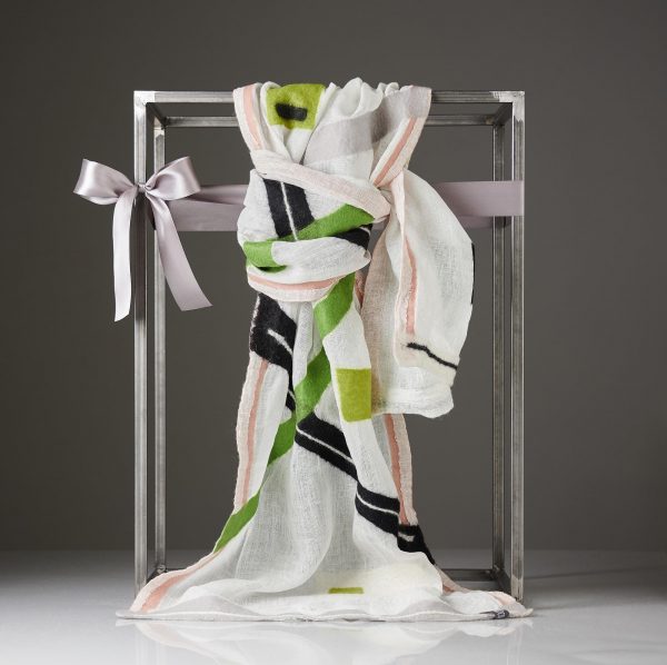 "PURE" Linen Scarf No 8