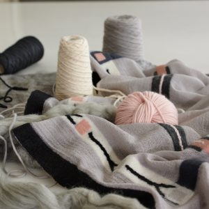 "ALL WOOL" Woollen Shawl No 1 - Image 3