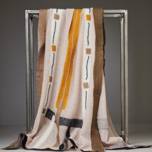 "ALL WOOL" Woollen Shawl No 2 - Image 2