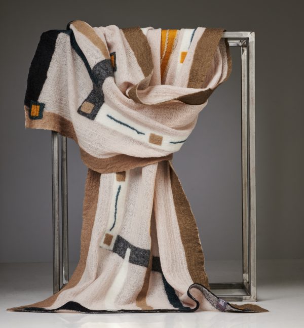 "ALL WOOL" Woollen Shawl No 2