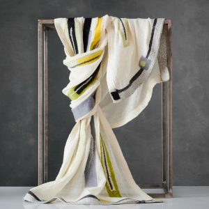 "VINTAGE" Light Organic Cotton Gauze Shawl No 19