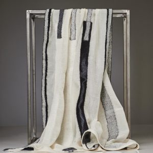 "VINTAGE" Light Organic Cotton Gauze Shawl No 11 - Image 2